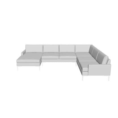 Barton Springs 142" Corner Sectional W. Laf Chaise