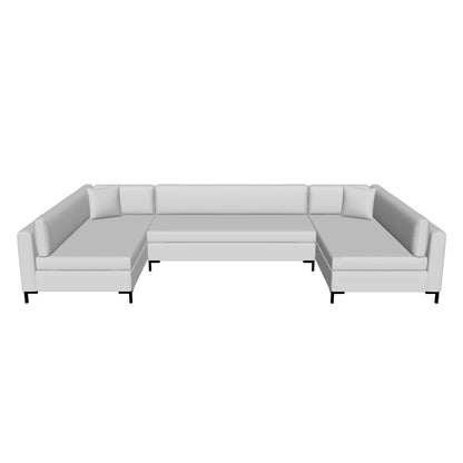 Bonnell 162" U Armless Sectional