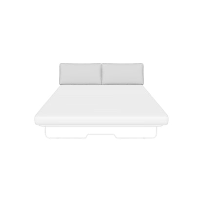 Track Leather Armless Full Sleeper Loveseat