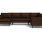Ladybird Leather Corner Sectionals w. Left Chaise