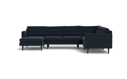 Wallace 131" Corner Sectionals w. Left Chaise - Curious Eclipse