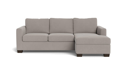 Track 87" Reversible Chaise Queen Sleeper Sofa - Curious Silverpine