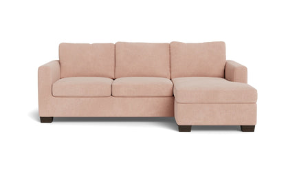 Track 87" Reversible Chaise Queen Sleeper Sofa - Elliot Blush