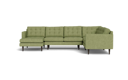 Wallace 131" Corner Sectionals w. Left Chaise - ELLIOT CELADON