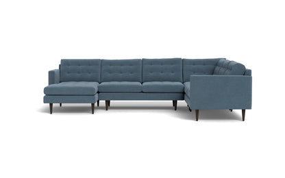 Wallace 131" Corner Sectionals w. Left Chaise - Elliot French Blue