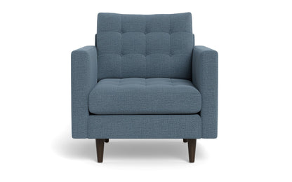 Wallace 34" Arm Chair - Elliot French Blue