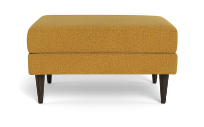 Wallace Untufted Ottoman - Elliot Sunflower