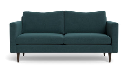 Wallace 74" Untufted Apartment Sofa - Elliot Teal