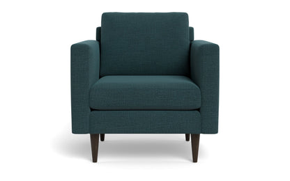 Wallace 34" Untufted Arm Chair - Elliot Teal