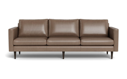 Wallace Leather Untufted Estate Sofa