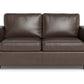 Track Leather Loveseat