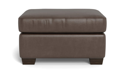 Track Leather Ottoman - HUDSON IRON
