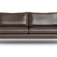 Wallace Leather Untufted Sofa