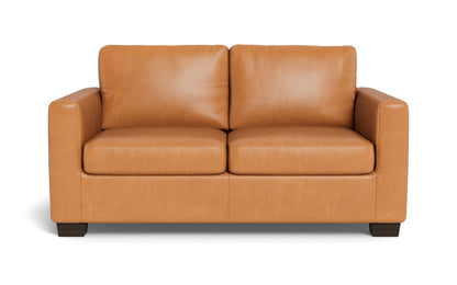 Track Leather Loveseat