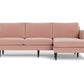 Wallace Untufted Reversible Chaise Sofa