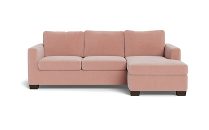 Track 87" Reversible Chaise Queen Sleeper Sofa - Superb Blush