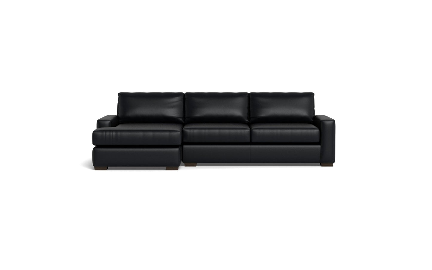 Mas Mesa Leather Left Chaise Sectional