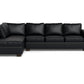 Track Leather Left Chaise Sectional