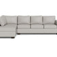 Track Leather Left Chaise Sectional