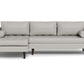 Ladybird Leather Left Chaise Sectional