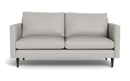 Wallace 69" Leather Untufted Loveseat - TRIBECA CHELSEA