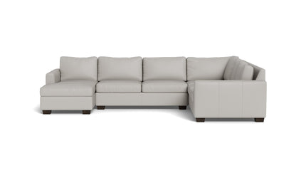 Track 141" Leather Corner Sectionals w. Left Chaise - TRIBECA CHELSEA