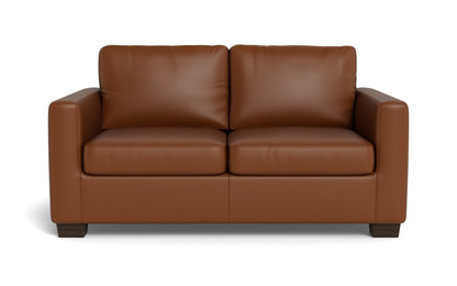 Track Leather Loveseat