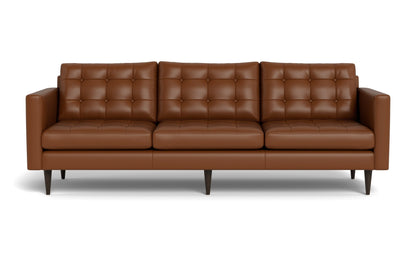 Wallace 98" Leather Estate Sofa - TRIBECA CHESTNUT