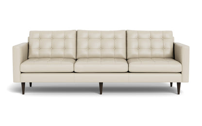 Wallace 98" Leather Estate Sofa - TRIBECA CREAM
