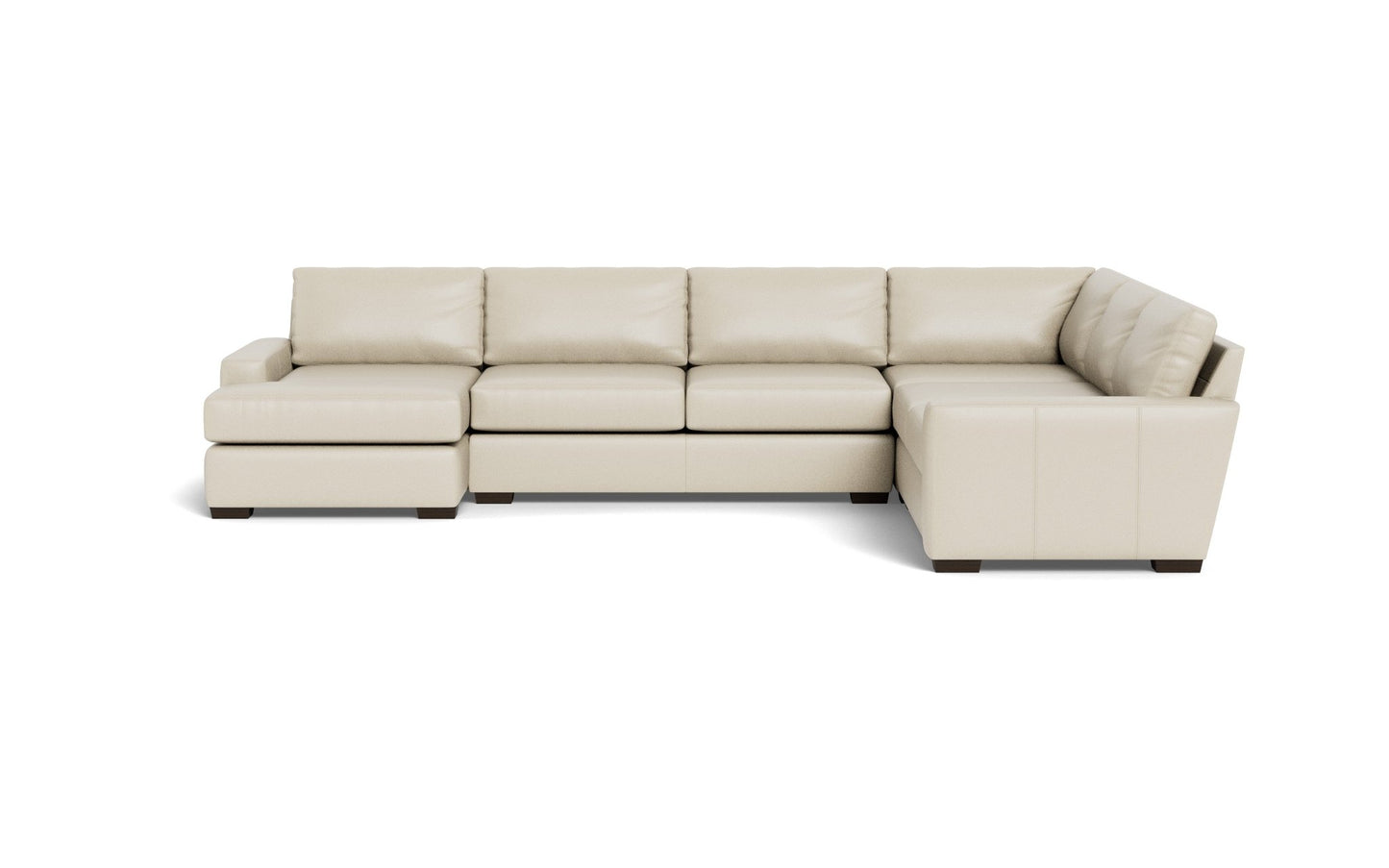 Mas Mesa Leather Corner Sectionals w. Left Chaise