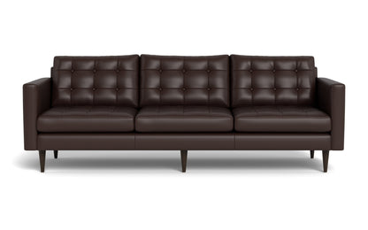 Wallace 98" Leather Estate Sofa - TRIBECA ESPRESSO