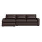 Mas Mesa Leather Left Chaise Sectional