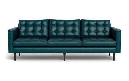 Wallace 98" Leather Estate Sofa - TRIBECA LAGOON
