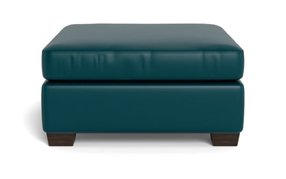 Track Leather Cocktail Ottoman - TRIBECA LAGOON