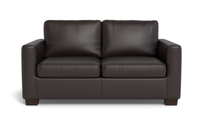 Track Leather Loveseat