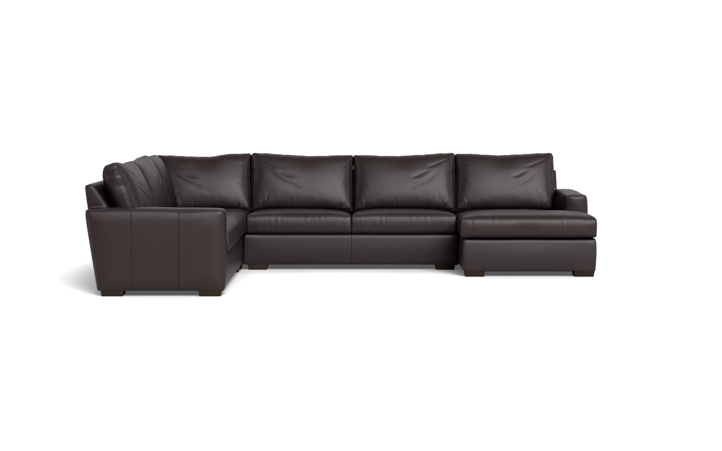 Mesa Leather Corner Sectionals w. Right Chaise