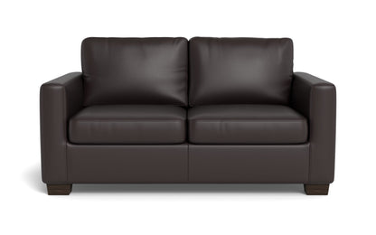 Track 62" Leather Twin Sleeper - TRIBECA QUARRY