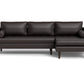Ladybird Leather Right Chaise Sectional