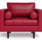 Ladybird Leather Arm Chair