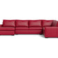 Mesa Leather Corner Sectionals w. Left Chaise