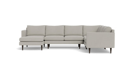 Wallace 131" Untufted Corner Sectionals w. Left Chaise - Villa Dove