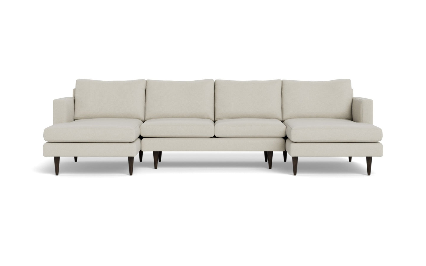 Wallace Untufted Double Chaise U Sectional