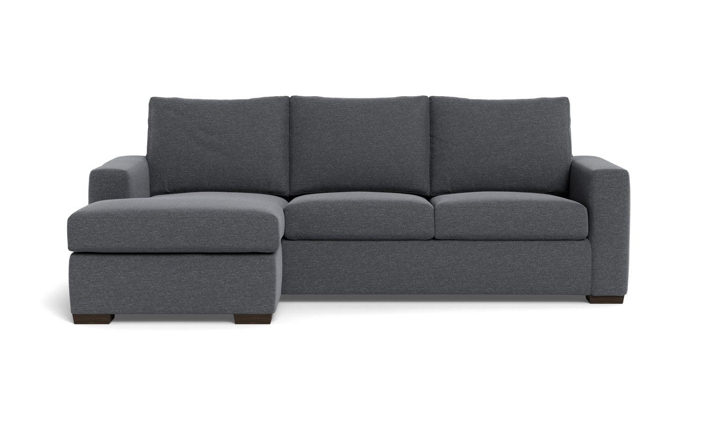 Mesa Reversible Chaise Sofa - Bennett Charcoal