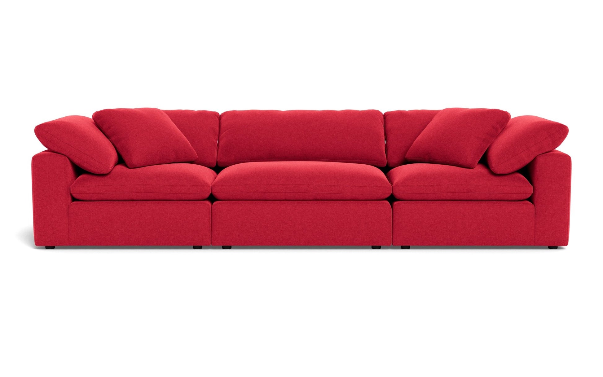 Fluffy 3pc Sofa - Bennett Red