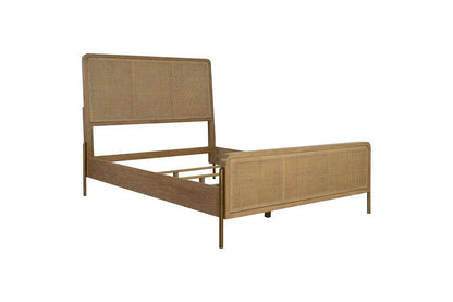 Arianna Sand Rattan King Bed -