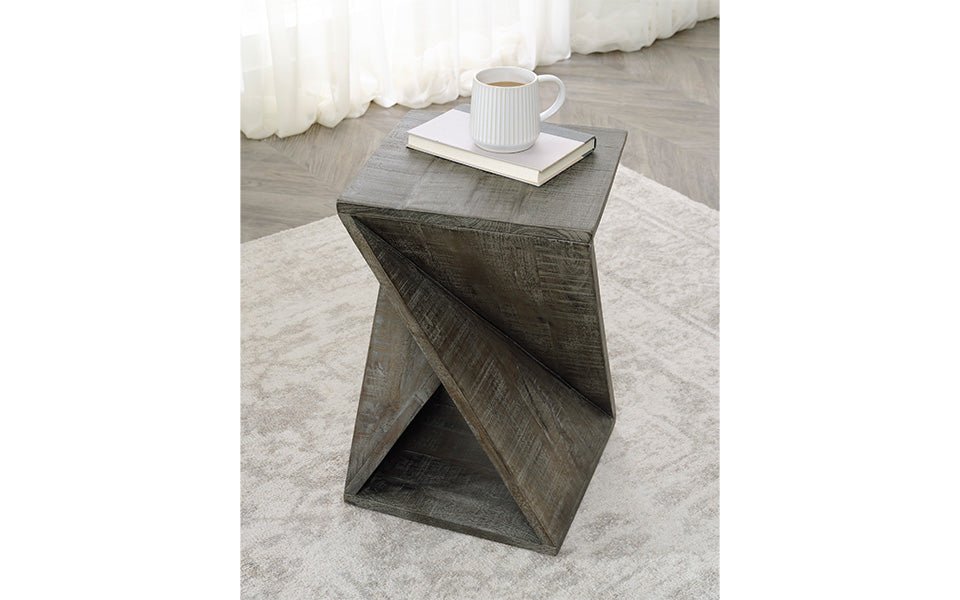 Zonker Gray Accent Table