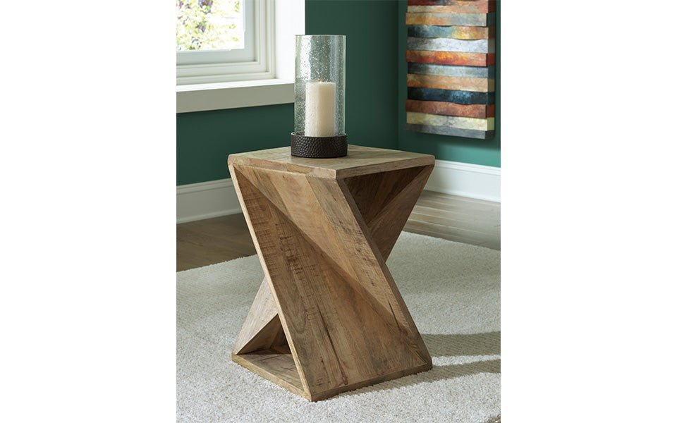 Zonker Brown Accent Table