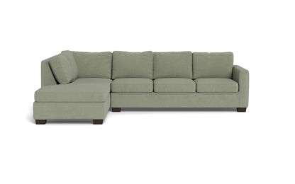 Track 121" Left Chaise Sleeper Sectional - Amigo II Sage