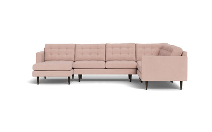 Wallace 131" Corner Sectionals w. Left Chaise - Amigo II Blush