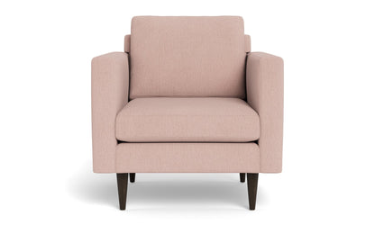 Wallace 34" Untufted Arm Chair - Amigo II Blush